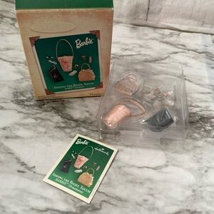 Barbie Pink and Tan Handbag Set